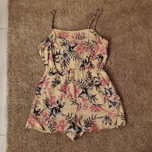 H&M Baby Yellow Floral Romper Size 8